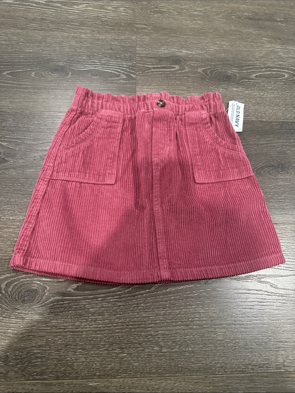 Old Navy Rose Pink Corduroy Mini Skirt